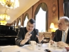 Pavel Kabat and Thomas Henzinger at the Cafe Landtmann / Photo: R. Ferrigato © SciBall